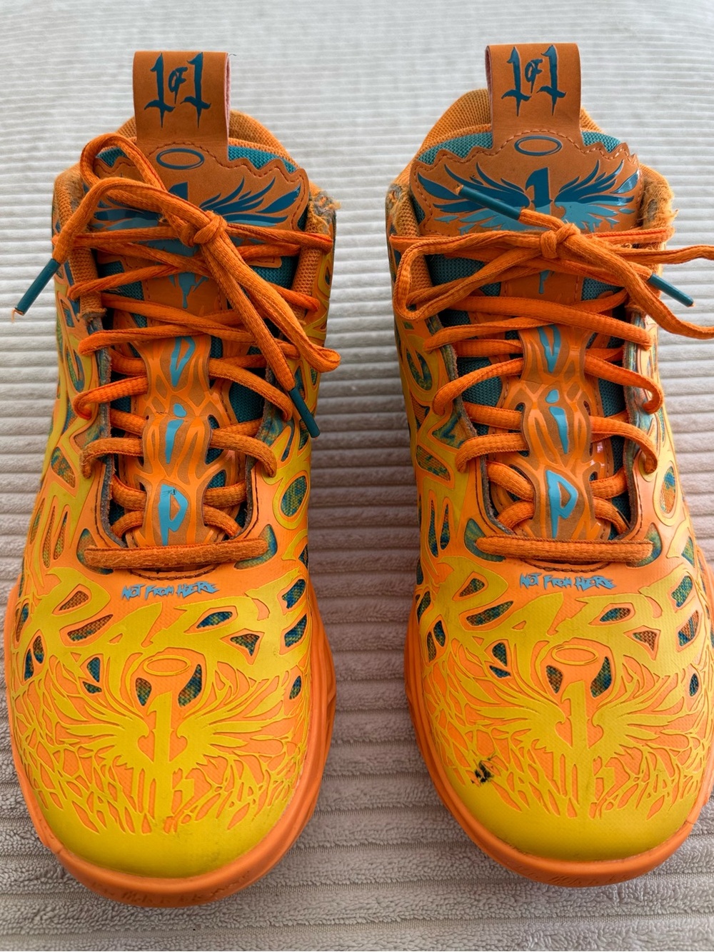 Puma MB.04 Phoenix LaMelo Ball Basketball Shoes Orange/Yellow